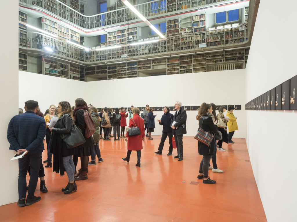 Veduta dell’installazione, Biblioteca A. Graf Università degli Studi di Torino, 2017